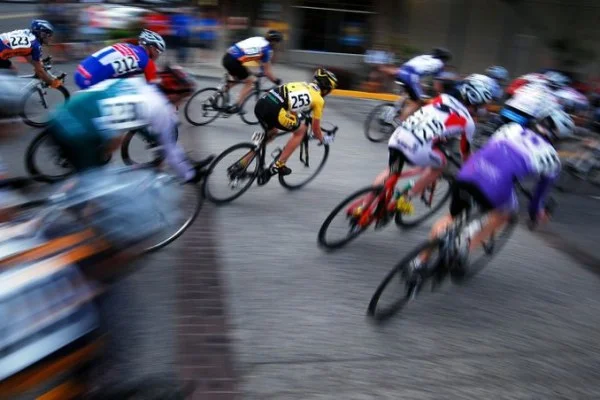 cycling sprint finish